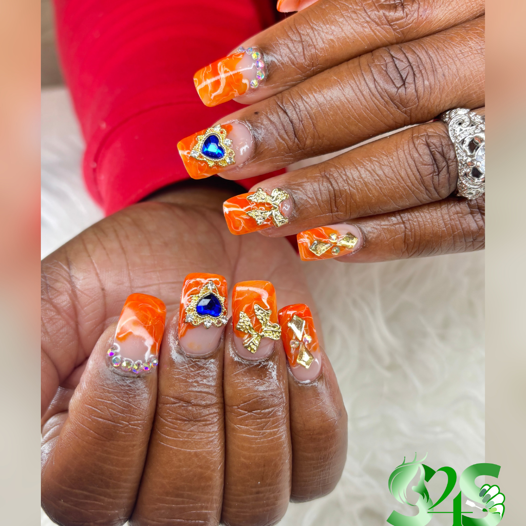 Shine 4 Seasons Salon nail work in Greenville, South Carolina